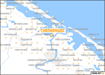 map of Thanh Phước