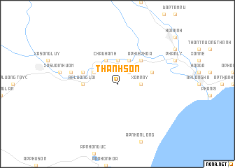 map of Thanh Sơn