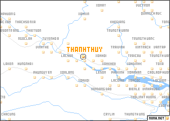 map of Thanh Thủy