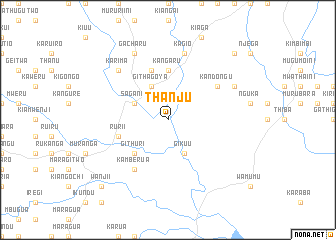 map of Thanju