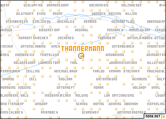 map of Thannermann