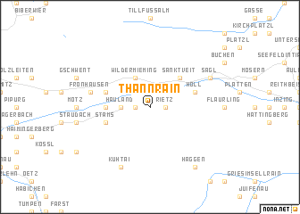 map of Thannrain