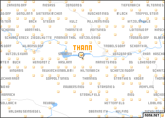 map of Thann