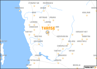 map of Thanse