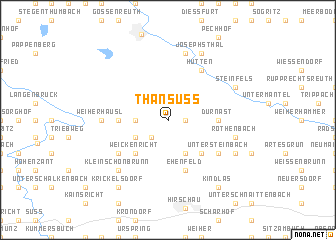 map of Thansüß