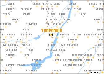 map of Thapanbin