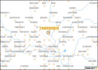 map of Thapanbin