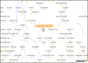 map of Thapangon