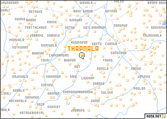 map of Thapnāla
