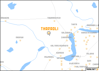 map of Tharaoli