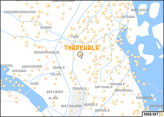 map of Thārewāla