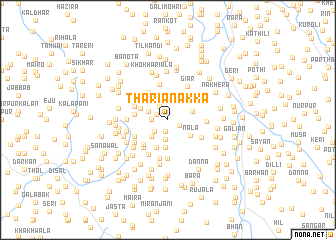 map of Tharia Nakka