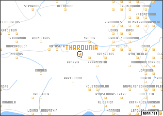 map of Tharoúnia