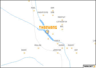 map of Thar Wang