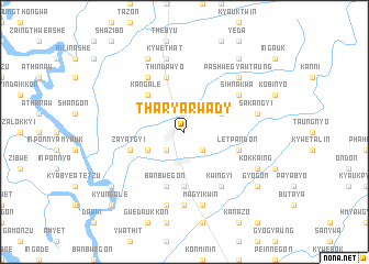 map of Tharyarwady