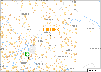 map of Thathar