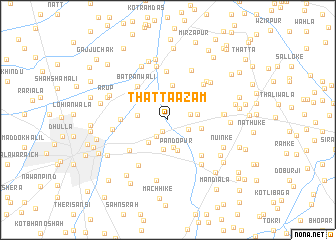 map of Thatta Āzam