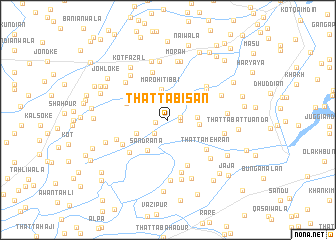 map of Thatta Bisan