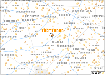 map of Thatta Dād