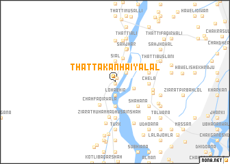 map of Thatta Kanhaiya Lāl