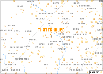map of Thatta Khurd