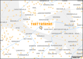 map of Thatta Namān