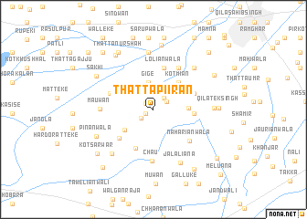 map of Thatta Piīrān