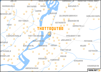 map of Thatta Qutba