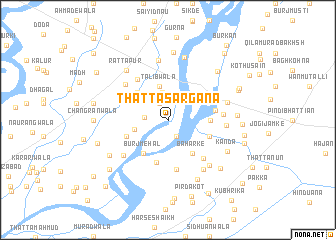 map of Thatta Sargāna