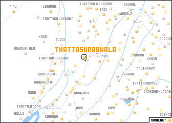 map of Thatta Surābwāla