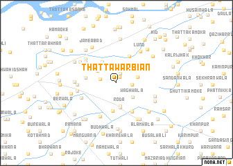 map of Thatta Warbiān