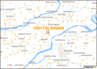 map of Thatti Ālam Shāh
