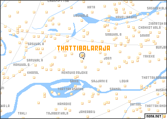 map of Thatti Bāla Rāja