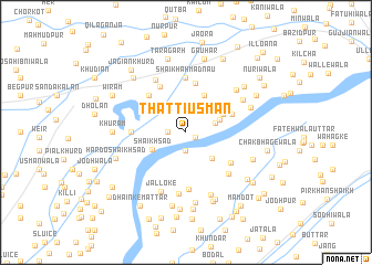 map of Thatti Usmān