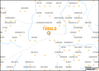 map of Thaulo