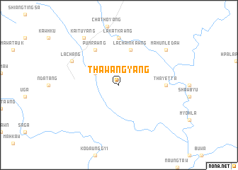 map of Thawangyang