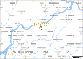 map of Thayagon