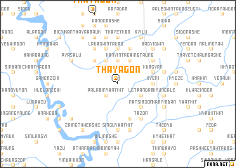 map of Thayagon