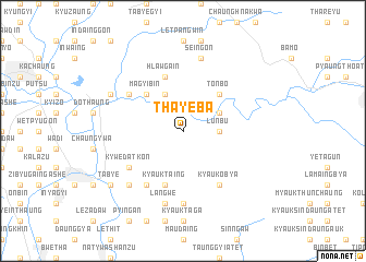 map of Thayeba