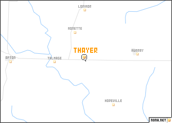 map of Thayer