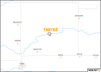 map of Thayer