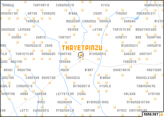 map of Thayetpinzu