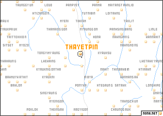 map of Thayetpin