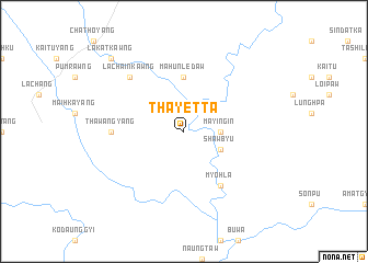 map of Thayetta