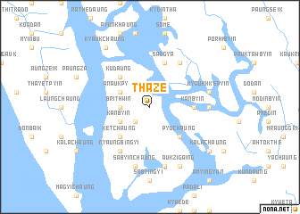 map of Thaze