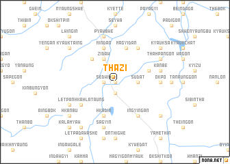 map of Thazi