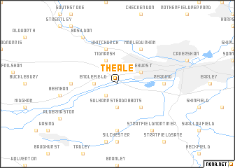 map of Theale