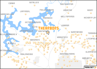 map of The Arbors