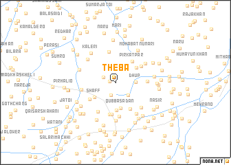 map of Theba
