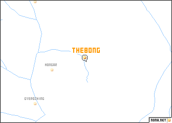 map of Thebong